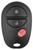 HY-KO 19TOY902F Fob Shell, 3-Button [SKU: ORG7217698]