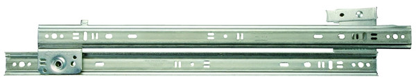 Knape & Vogt 1300P ZC 16 Drawer Slide, 75 lb, 16 in L Rail, 1/2 in W Rail, Steel, Zinc [SKU: ORG6121412]