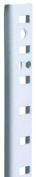 Knape & Vogt 255 PK255 WH 72 Shelf Standard, 500 lb, 23 ga Thick Material, 5/8 in W, 72 in H, Steel [SKU: ORG6719983]