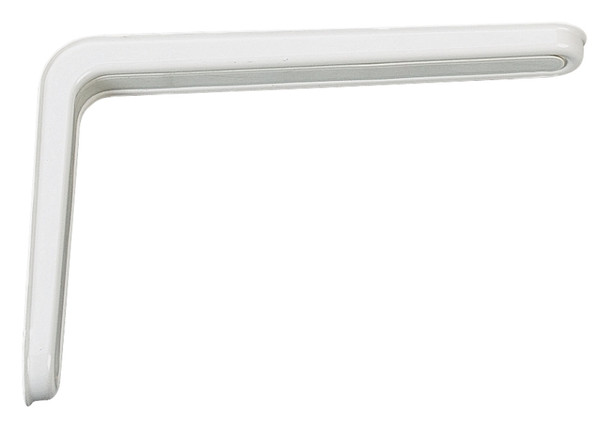 Knape & Vogt Slim-Line 215SP WH 8 Shelf L-Bracket, 8 in L, 5-1/4 in H, Steel [SKU: ORG6056311]