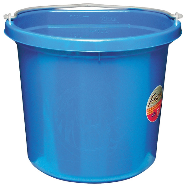 FORTEX-FORTIFLEX FB-120 FB-120BL Bucket, 20 qt Volume, Rubber/Polyethylene, Blue [SKU: ORG6322663]