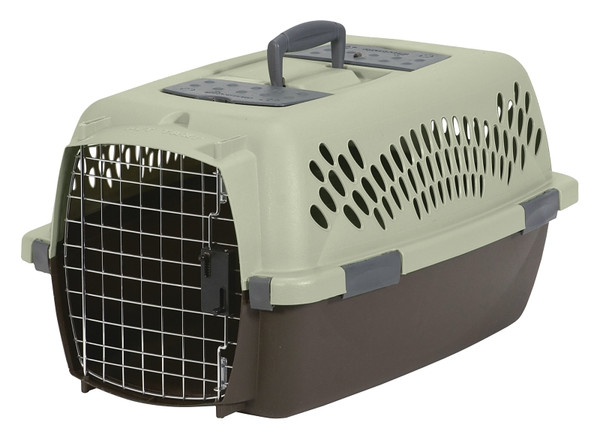 Aspenpet Pet Taxi 21088 Fashion Pet Porter, 23 in W, 15.2 in D, 11.84 in H, M, Plastic, Black/Dark Pink [SKU: ORG8666588]