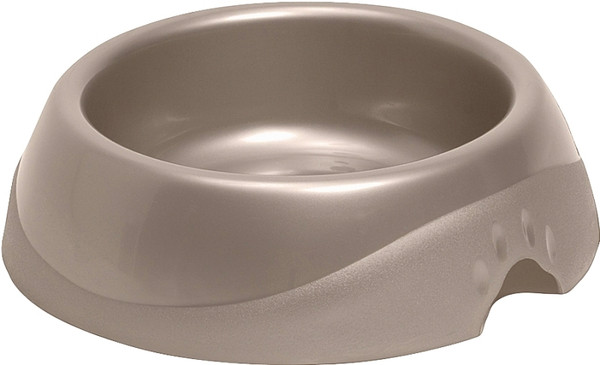 PETMATE 23079 Pet Feeding Bowl, L, 4 Cups Volume, Plastic, Pearl Tan/Waterfall Blue/White [SKU: ORG1607084]
