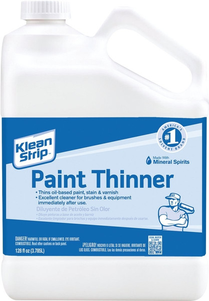 Klean Strip GKPT94400CB Paint Thinner, Liquid, Aromatic Hydrocarbon, Water White, 1 gal, Can [SKU: ORG1475698]