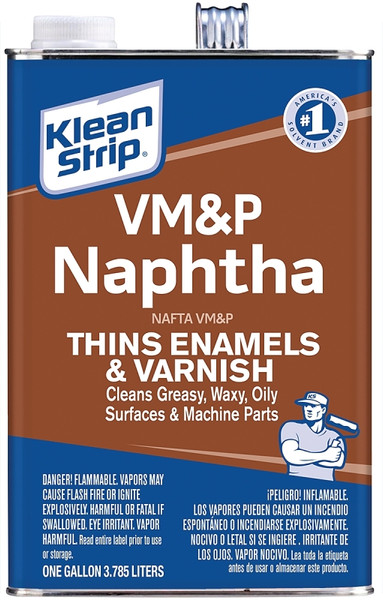 Klean Strip GVM46 Naphtha Thinner, Liquid, Hydrocarbon Solvent, Colorless, 1 gal, Can [SKU: ORG8161432]