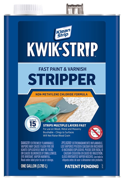 Klean Strip KWIK-STRIP GKWS960SC Paint and Varnish Stripper, Liquid, Aromatic, 1 gal, Can [SKU: ORG8379844]