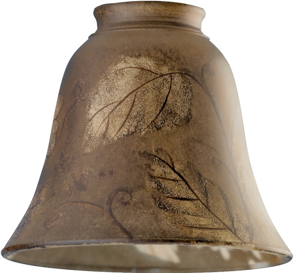 Westinghouse 8126500 Light Shade, Bell, Glass, Earthy Brown/Metallic Gold [SKU: ORG6444426]