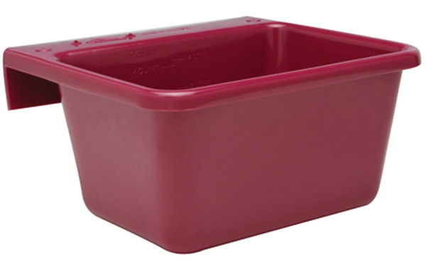 FORTEX-FORTIFLEX 1306613 Pet Feeder, S, 5 qt Volume, Burgundy [SKU: ORG7104573]