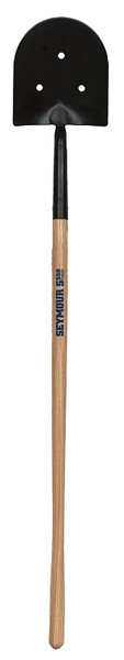 SEYMOUR S550 Series 49185 Rice Shovel, 59 in L, 9 in W, 3 in H, Hardwood/Steel, American Ash [SKU: ORG4708400]
