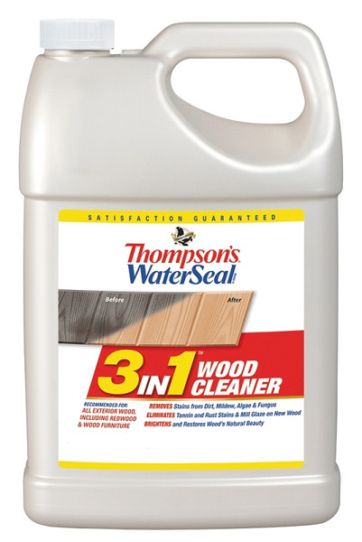 Thompson's WaterSeal 3-IN-1 TH.074871-16 Deck Cleaner, Liquid, 1 gal [SKU: ORG7480916]