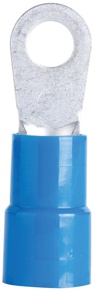 GB 14-095 Ring Terminal, 600 V, 6 AWG Wire, 1/4 in Stud, Vinyl Insulation, Blue [SKU: ORG7058084]
