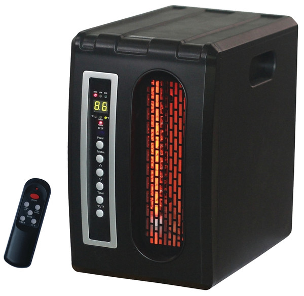 Comfort Glow QDE1320 Furnace Electric Heater, 15 A, 120 V, 1500 W, 5120 Btu, 1000 sq-ft Heating Area, Silver [SKU: ORG3749850]