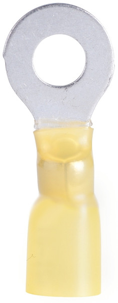 GB Xtreme AMT-108 Ring Terminal, 600 V, 12 to 10 AWG Wire, 1/4 in Stud, Nylon Insulation, Yellow [SKU: ORG2406197]