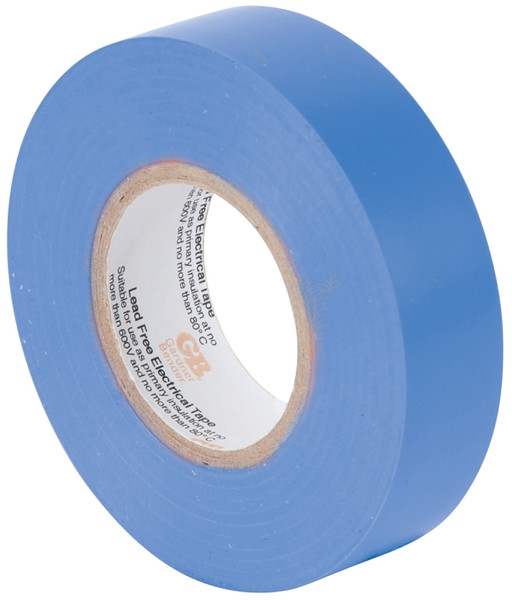 GB GTB-667P Electrical Tape, 66 ft L, 3/4 in W, PVC Backing, Blue [SKU: ORG3249687]