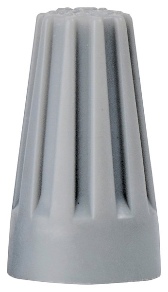 GB WireGard GB-1 19-001 Wire Connector, 22 to 16 AWG Wire, Steel Contact, Polypropylene Housing Material, Gray [SKU: ORG6308654]