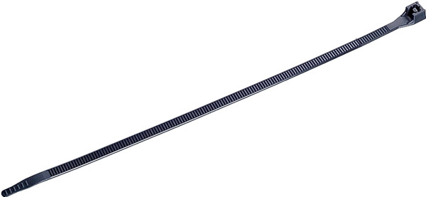 GB 45-312UVB Cable Tie, Double-Lock Locking, 6/6 Nylon, Black [SKU: ORG6748438]