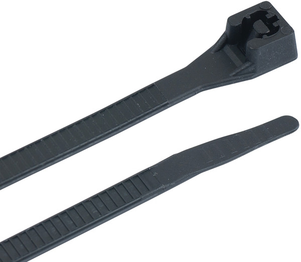 GB 46-310UVB Cable Tie, Double-Lock Locking, 6/6 Nylon, Black [SKU: ORG0138289]