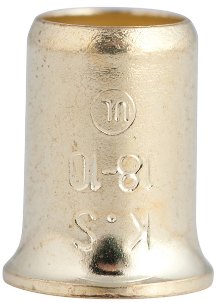 GB 10-410C Crimp Connector, 10 to 18 AWG Wire, Steel Contact, Silver [SKU: ORG6311195]