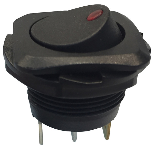 GB GSW GSW-50 Rocker Switch, 10/16 A, 125/250 V, SPST, Black [SKU: ORG7058035]