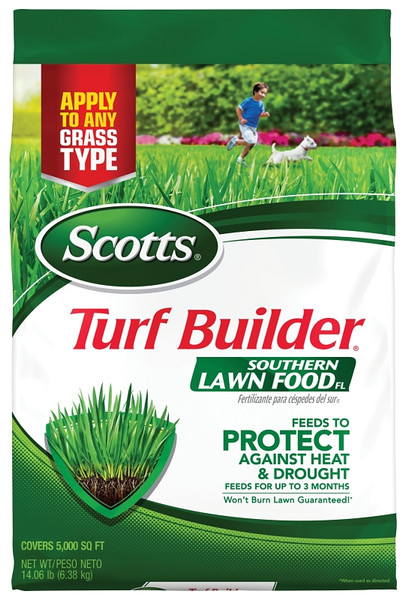 Scotts Turf Builder 20220 Southern Lawn Food Fertilizer, 14.06 lb Bag, Solid, 32-0-10 N-P-K Ratio [SKU: ORG7379480]