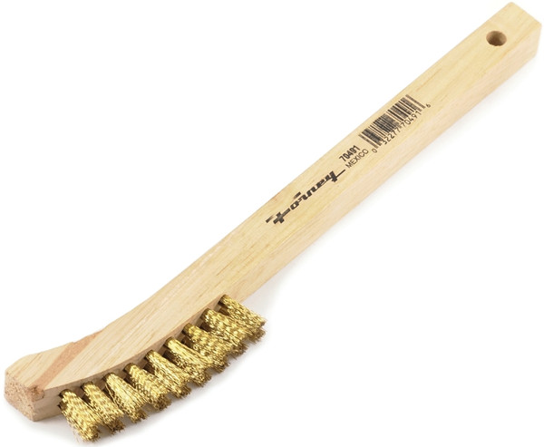 Forney 70491 Scratch Brush, 0.006 in L Trim, Brass Bristle [SKU: ORG8910986]