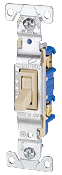 Eaton Wiring Devices 1301V Toggle Switch, 15 A, 120 V, Polycarbonate Housing Material, Ivory [SKU: ORG3965928]