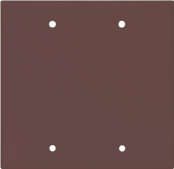 Eaton Cooper Wiring 2137 2137B-BOX Wallplate, 4-1/2 in L, 4.56 in W, 0.08 in Thick, 2 -Gang, Thermoset, Brown [SKU: ORG1571728]