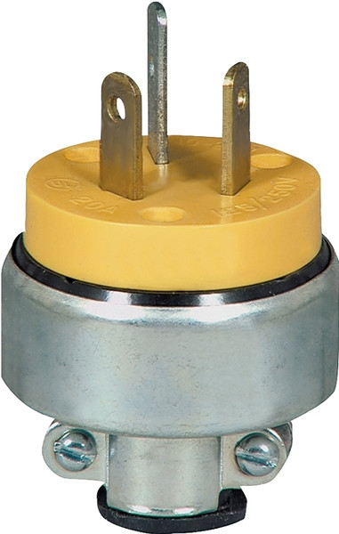 Eaton Wiring Devices 2836-BOX Power Plug, 3 -Pole, 30 A, 125 V, Yellow [SKU: ORG7130248]