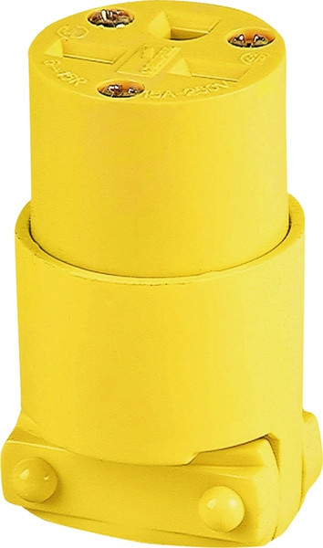 Eaton Wiring Devices 4227-BOX Electrical Connector, 2 -Pole, 15 A, 250 V, NEMA: NEMA 6-15, Yellow [SKU: ORG1148675]