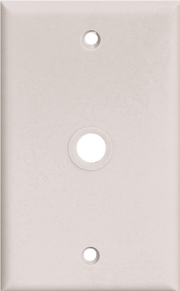 Eaton Wiring Devices PJ11 PJ11W Wallplate, 4-1/2 in L, 2-3/4 in W, 1 -Gang, Polycarbonate, White, High-Gloss [SKU: ORG3330388]