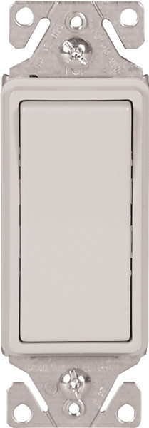 Eaton Wiring Devices 7500 7513W-BOX Rocker Switch, 15 A, 120/277 V, 3-Way, Lead Wire Terminal, White [SKU: ORG6088686]