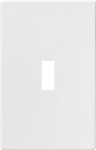 Eaton Wiring Devices PJS1W Wallplate, 4-7/8 in L, 3.12 in W, 1 -Gang, Polycarbonate, White, High-Gloss [SKU: ORG9728429]