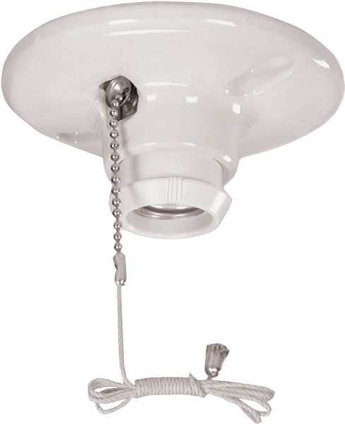 LAMPHOLDER PORC WHT 250W 250V [SKU: ORG6173249]