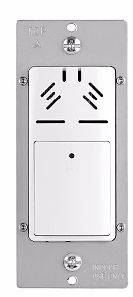 EATON HDFS3P1-W-L Humidity Sensor and Fan Control, 1-Pole, 15 A, 120 VAC, 45 to 80 %, White [SKU: ORG7454960]