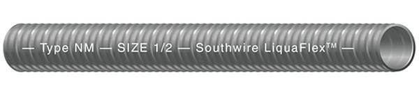 Southwire Ultratite 55094221 Flexible Conduit, 1/2 in, 25 ft L, PVC [SKU: ORG2126951]