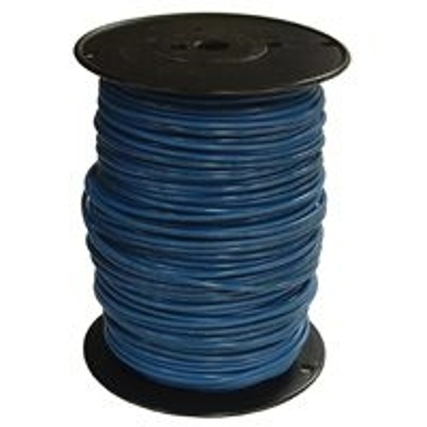 Southwire 10BLU-STRX500 Building Wire, 10 AWG Wire, 1 -Conductor, 500 ft L, Copper Conductor, Nylon Sheath [SKU: ORG7958598]