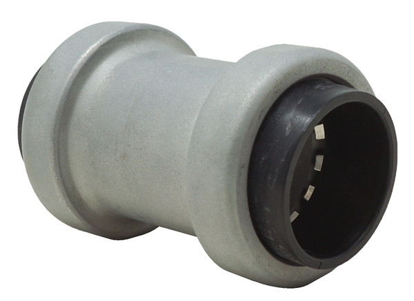 Southwire SIMPush 65070303 Conduit Coupling, 1/2 in Push-In, 1.1 in OD, Metal [SKU: ORG5012489]