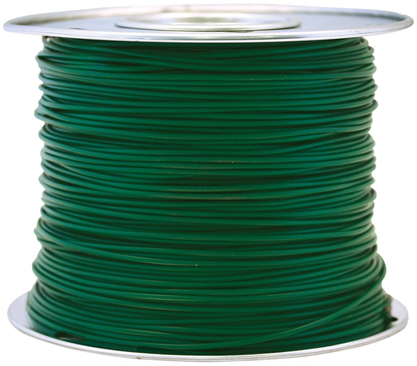 CCI 56421923 Primary Wire, 14 AWG Wire, 1-Conductor, 60 VDC, Copper Conductor, Green Sheath, 100 ft L [SKU: ORG7116213]
