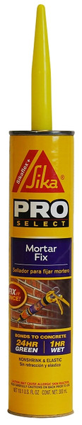 Sikaflex 515313 Mortar Fix Sealant, Gray, Paste, 10.1 fl-oz Cartridge [SKU: ORG2238541]