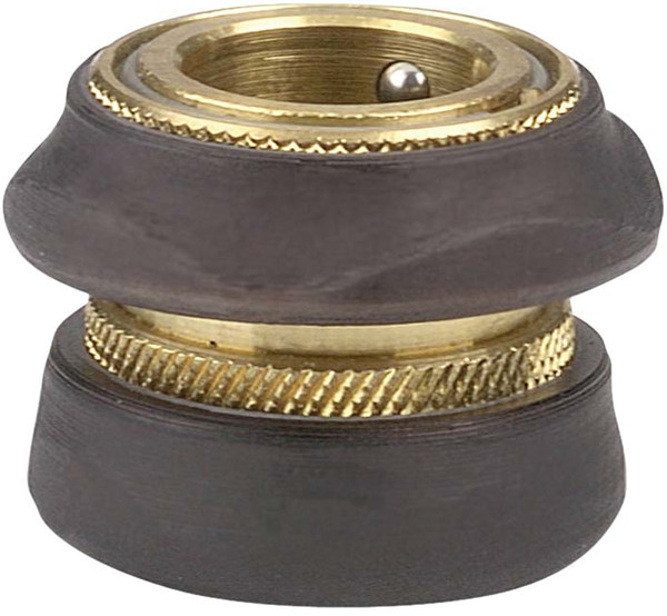 Gilmour 809014-1002 Hose Quick Connector Female, Female, Brass, Bronze [SKU: ORG5839915]