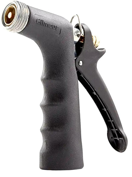 Gilmour 805932-1002 Watering Nozzle, GHT, 2.5 to 5 gpm, Aluminum/Stainless Steel, Black [SKU: ORG7041593]
