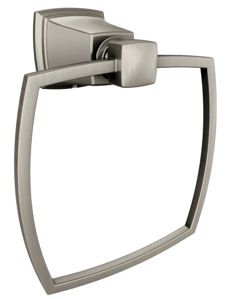 Moen Boardwalk Series Y3286BN Towel Ring, Aluminum/Zinc, Brushed Nickel, Wall Mounting [SKU: ORG1777671]