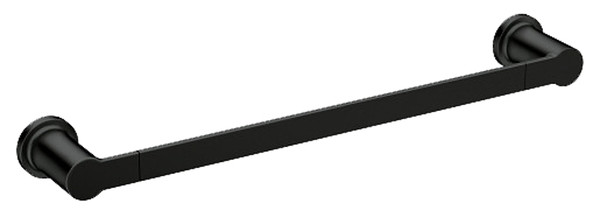 BAR TOWEL RINZA MATTE BLK 24IN [SKU: ORG1778760]