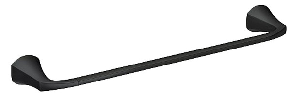 BAR TOWEL LINDOR MATTEBLK 24IN [SKU: ORG1778414]