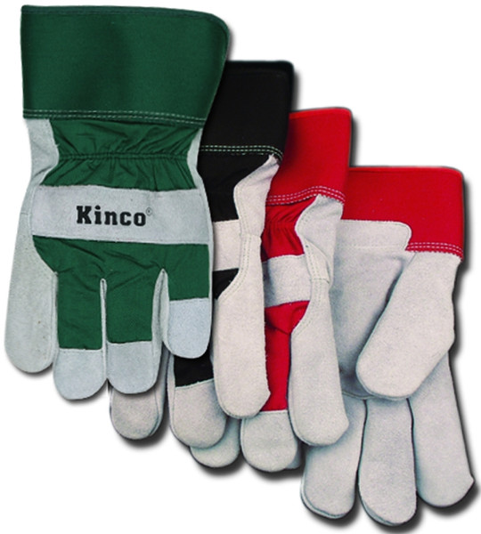 Heatkeep 1932-XL Protective Gloves, Men's, XL, Wing Thumb, Black/Green [SKU: ORG8634008]