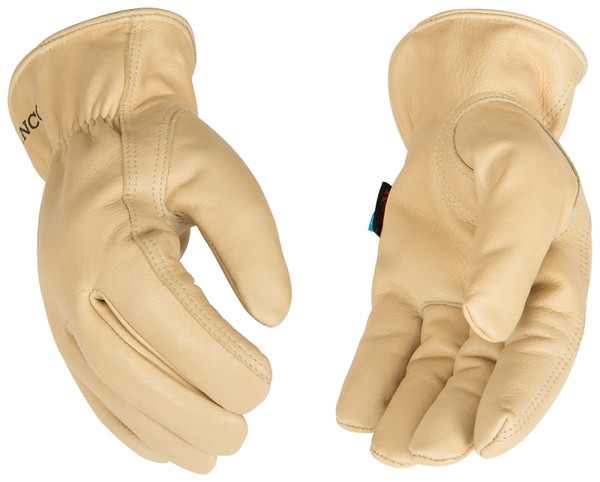HYDROFLECTOR 398HKP-XL Driver Gloves, Men's, XL, Keystone Thumb, Easy-On Cuff, Cowhide Leather, Tan [SKU: ORG8635591]