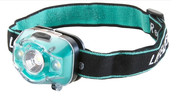 Dorcy 41-3913 Headlamp, AAA Battery, LED Lamp, 275 Lumens, 100 m Beam Distance, Blue/Green/Red [SKU: ORG8629024]