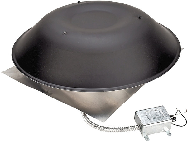 LOMANCO LomanCool 2000B Standard Power Vent, 120 V, Aluminum, Black [SKU: ORG9853920]