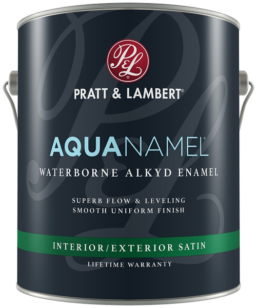 Pratt & Lambert Aquanamel 0000Z0782-16 Interior Paint, Satin, Deep, 1 gal, Resists: Chemical, Corrosion [SKU: ORG2818680]