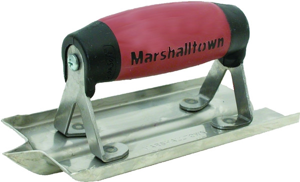 Marshalltown 180D Hand Groover, 6 in L Blade, 3 in W Blade, 1/4 in Radius, Stainless Steel Blade [SKU: ORG6127864]